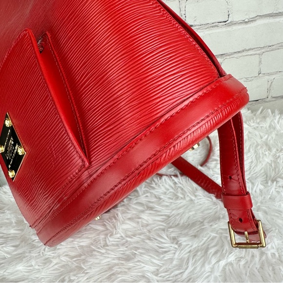 Louis Vuitton Red Epi Leather Backpack Custom - Picture 8 of 16